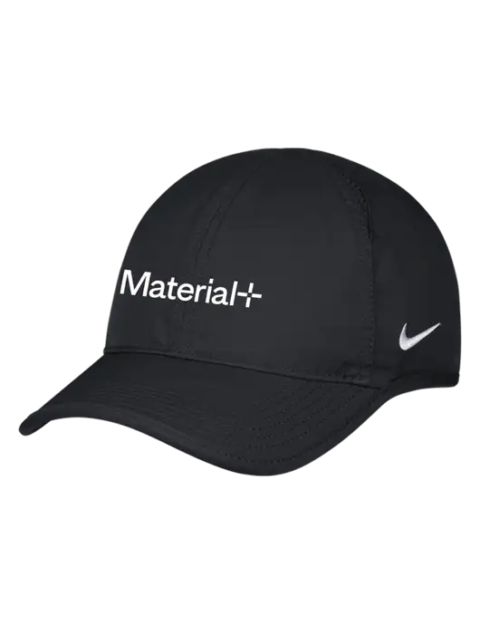 Nike Black Featherlight Cap w/Material+ Logo