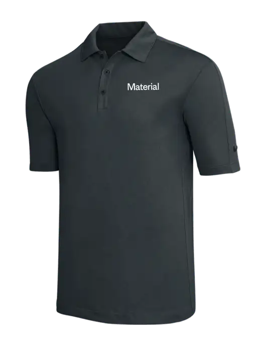 Nike Dark Grey Tech Sport Dri-FIT Polo w/Material Logo