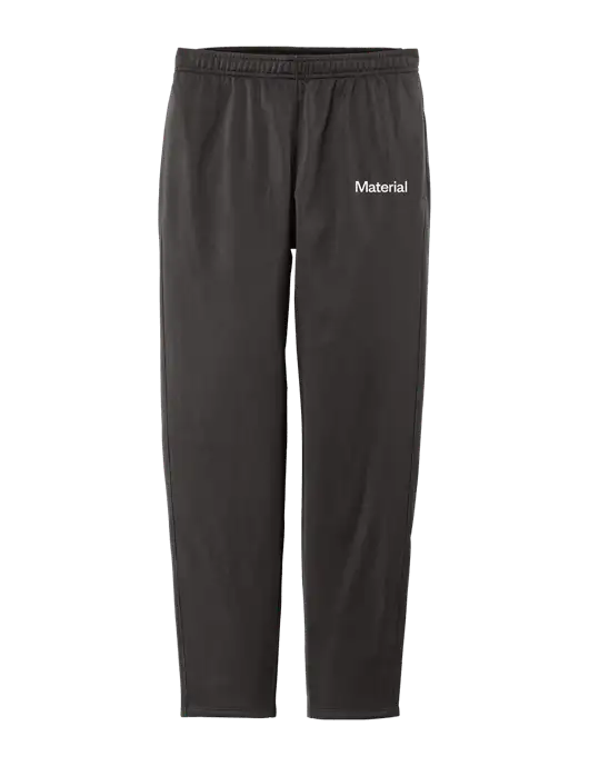 Womens Tricot Very Dark Grey Track Jogger w/Material Logo