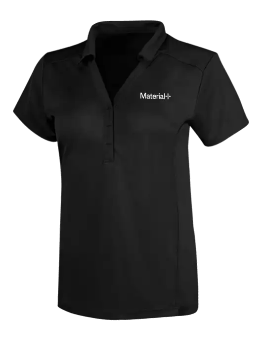 OGIO Blacktop Womens Framework Polo w/Material+ Logo