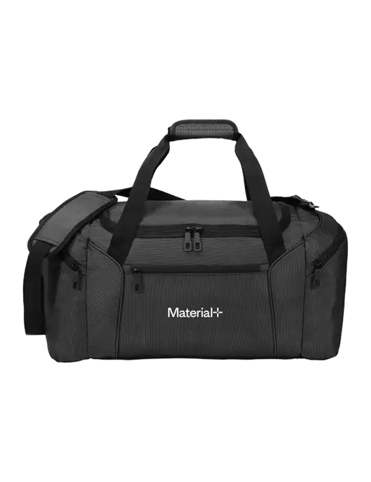 Slim & Lite Dark Grey Duffel    w/Material+ Logo